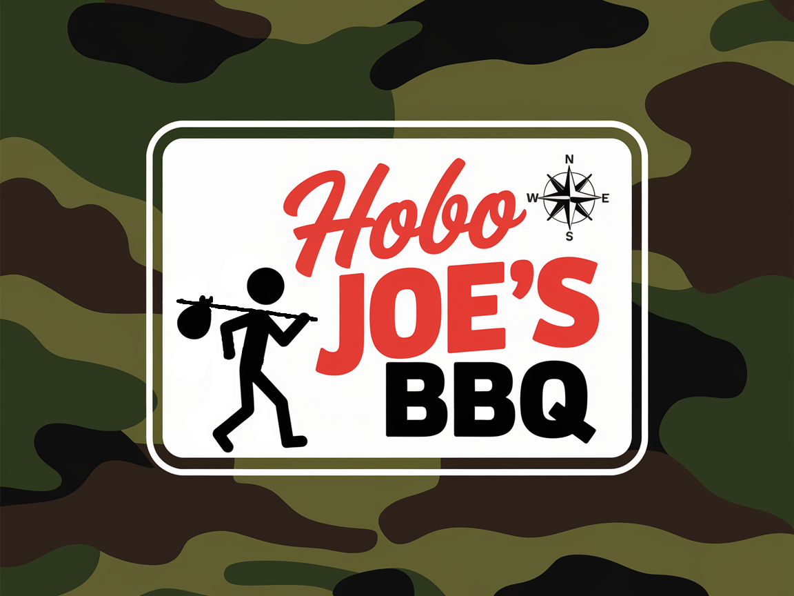 Logo Design by Mukuuu for Hobo Joes BBQ | Design #35463423