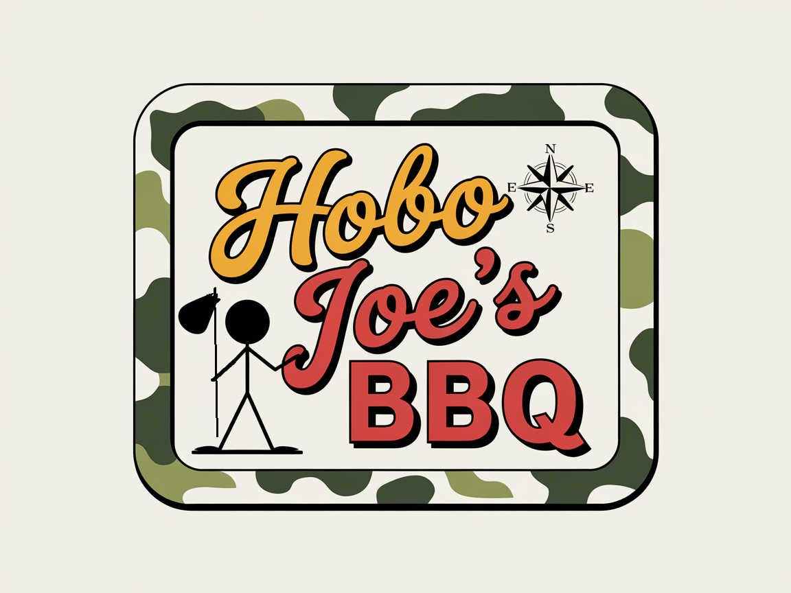 Logo Design by Mukuuu for Hobo Joes BBQ | Design #35463424
