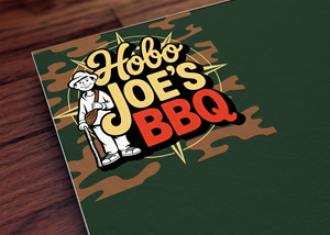 Logo Design by Majesty Design  for Hobo Joes BBQ | Design: #35465508