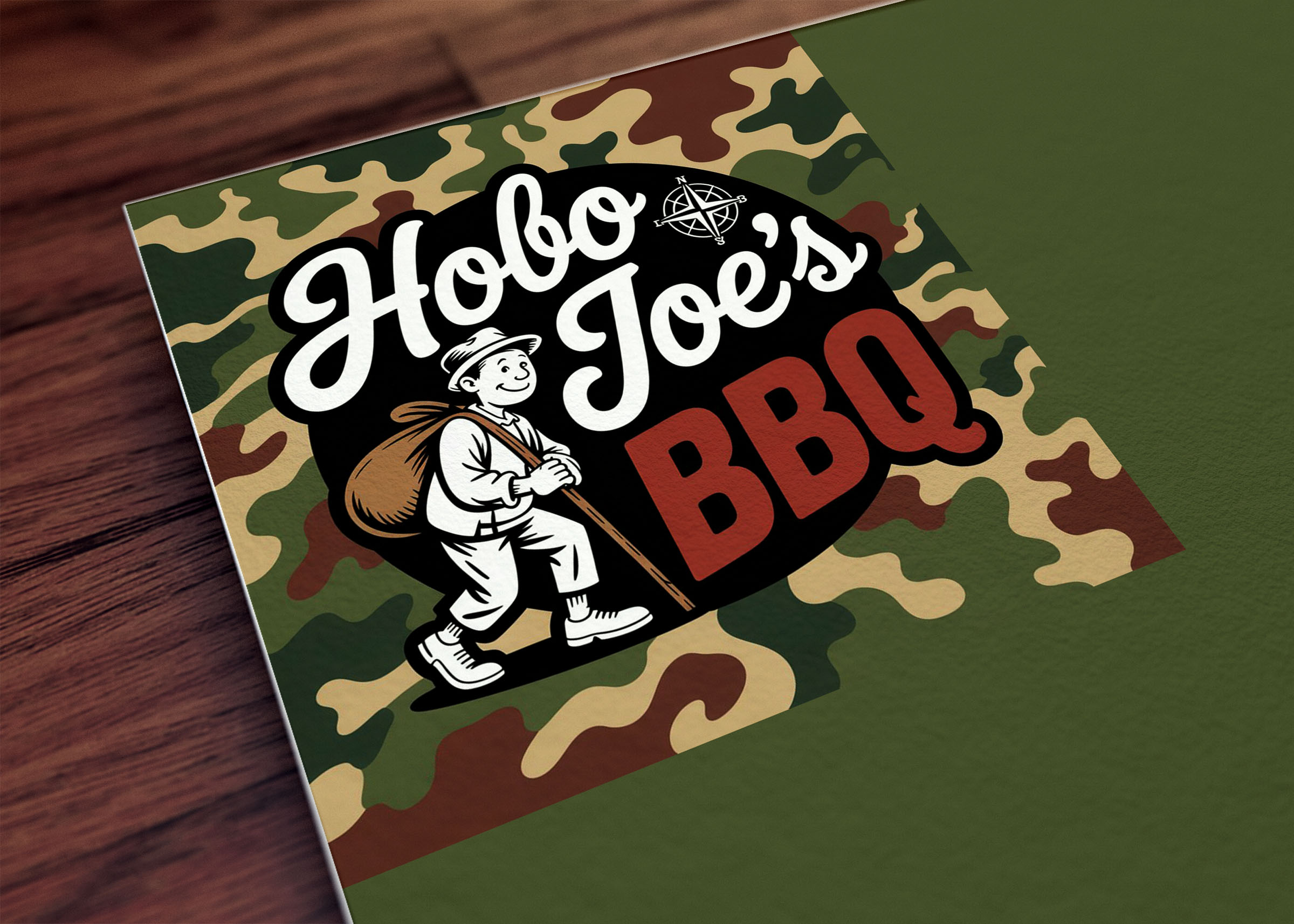 Logo Design by Majesty Design  for Hobo Joes BBQ | Design #35465509
