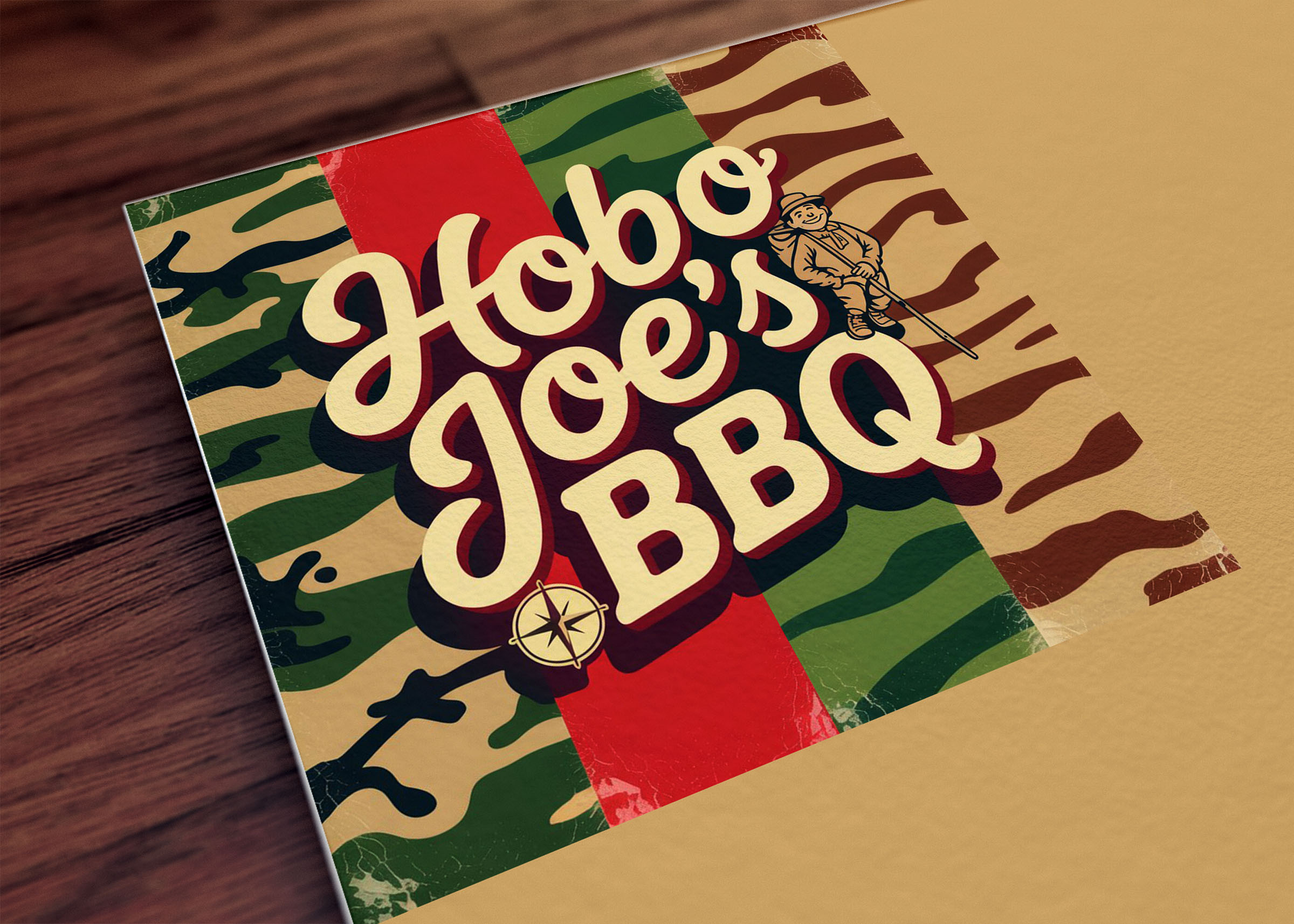 Logo Design by Majesty Design  for Hobo Joes BBQ | Design #35465514