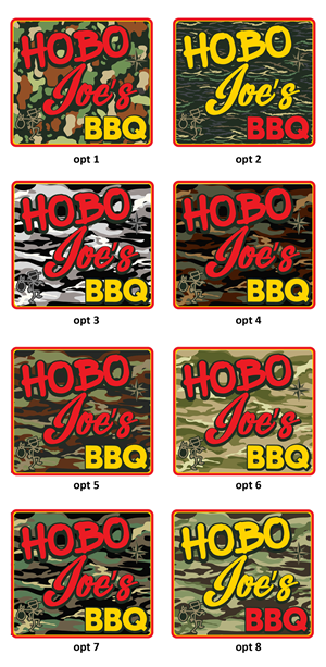Logo Design by KickArt for Hobo Joes BBQ | Design: #35459831