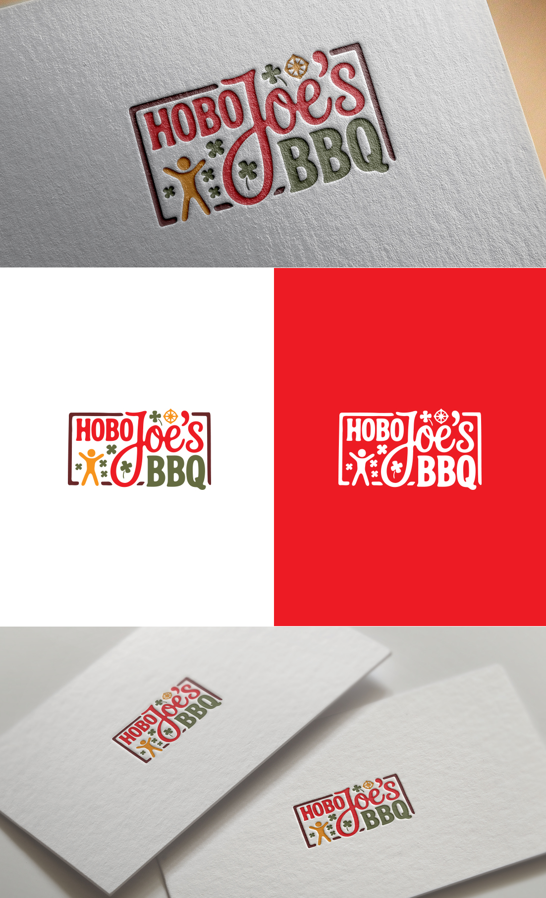 Logo Design by GLDesigns for Hobo Joes BBQ | Design #35461944