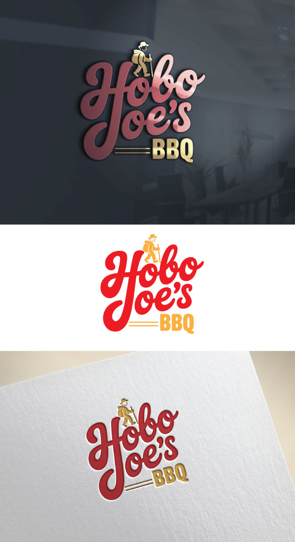 Diseño de Logo por AB design ..... para Hobo Joes BBQ | Diseño #35459424
