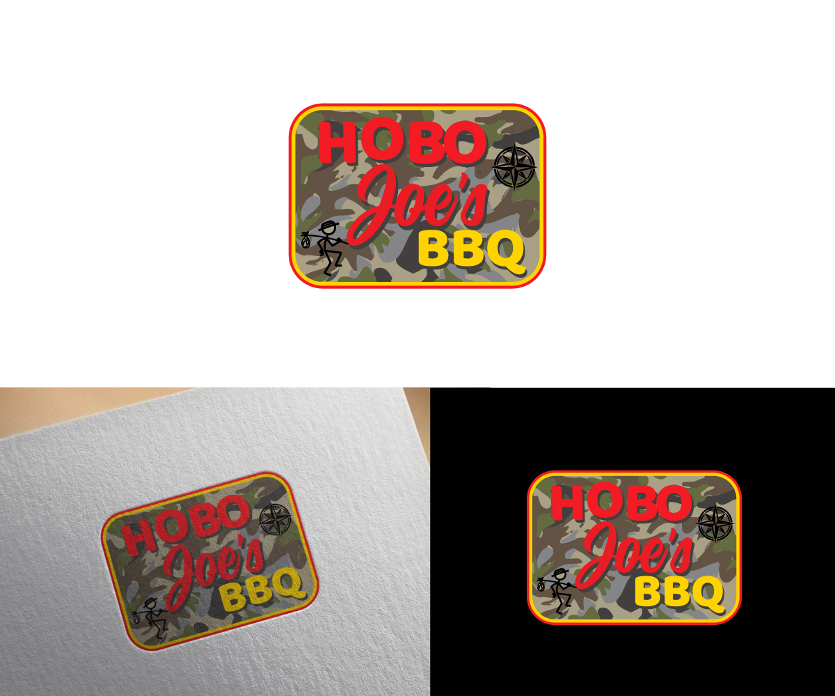 Logo Design by Ansh Design for Hobo Joes BBQ | Design #35461388