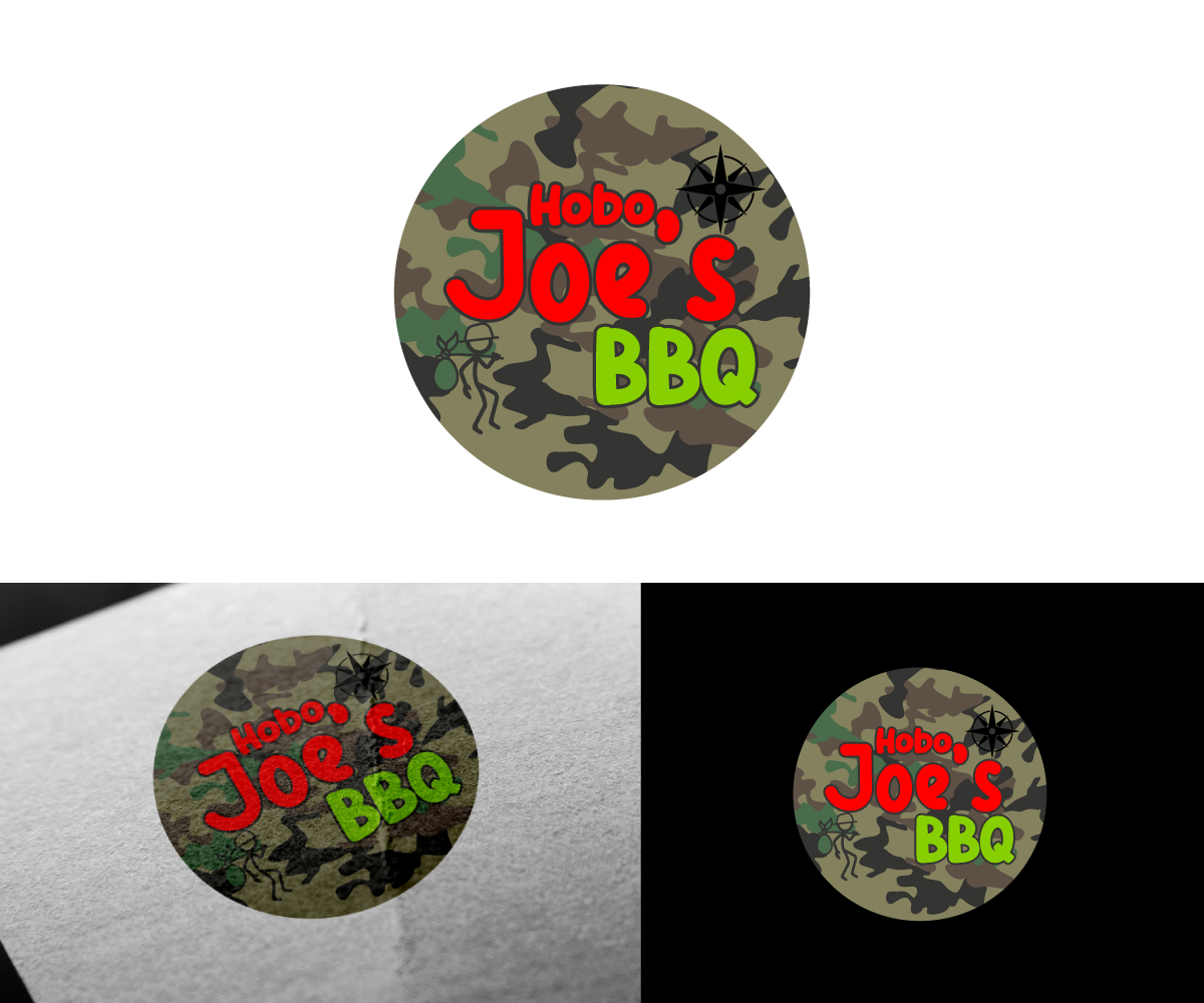 Logo Design by Ansh Design for Hobo Joes BBQ | Design #35461393