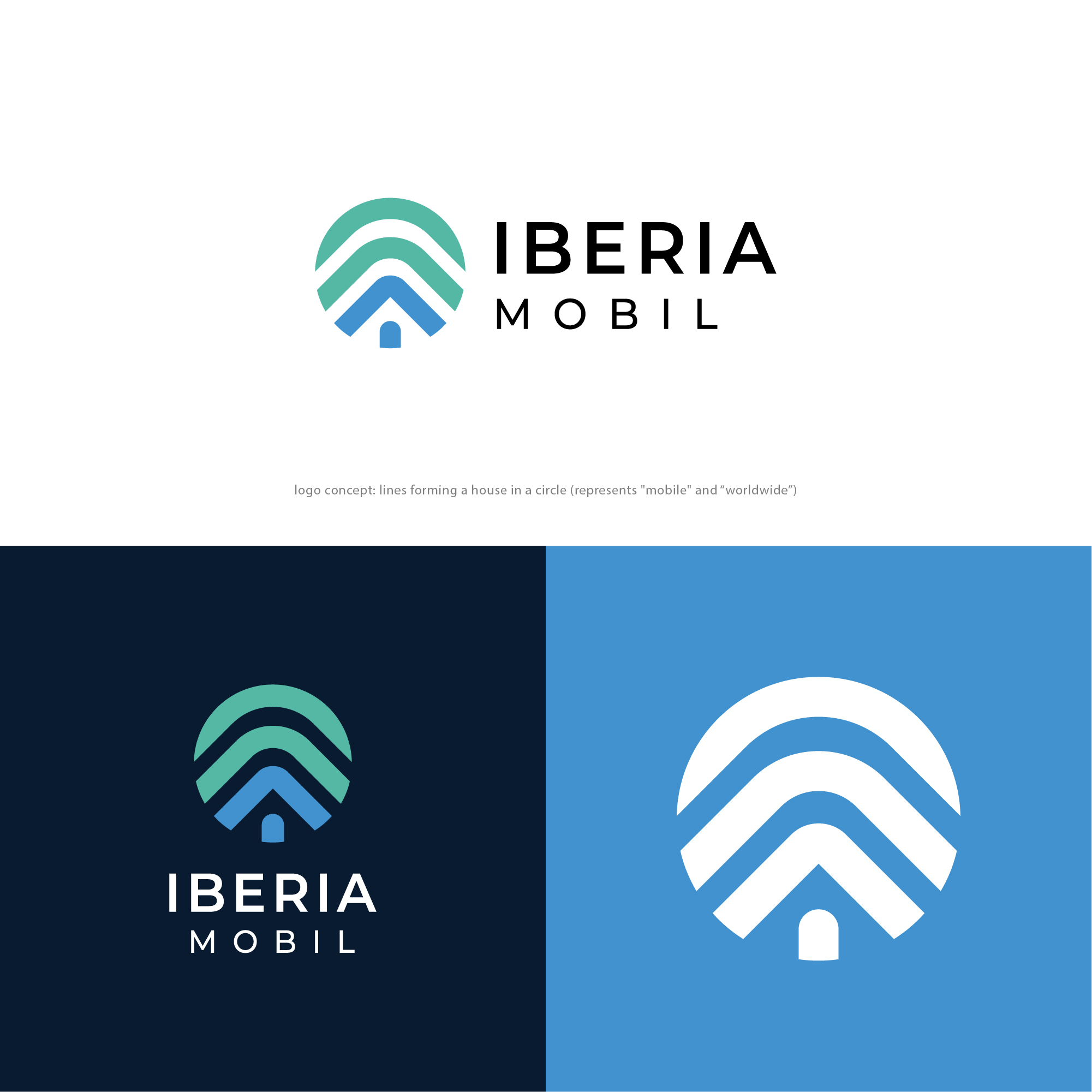 Logo Design by dicubit for SAS Mobil Home 34 | Design #35500455