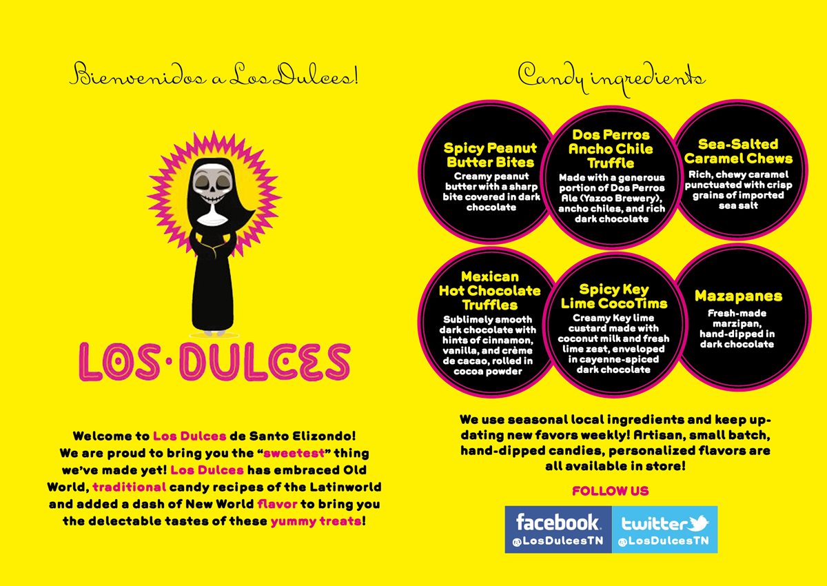 Design de Poster par Ana Feliciano pour Los Dulces de Santo Elizondo | Design #759116
