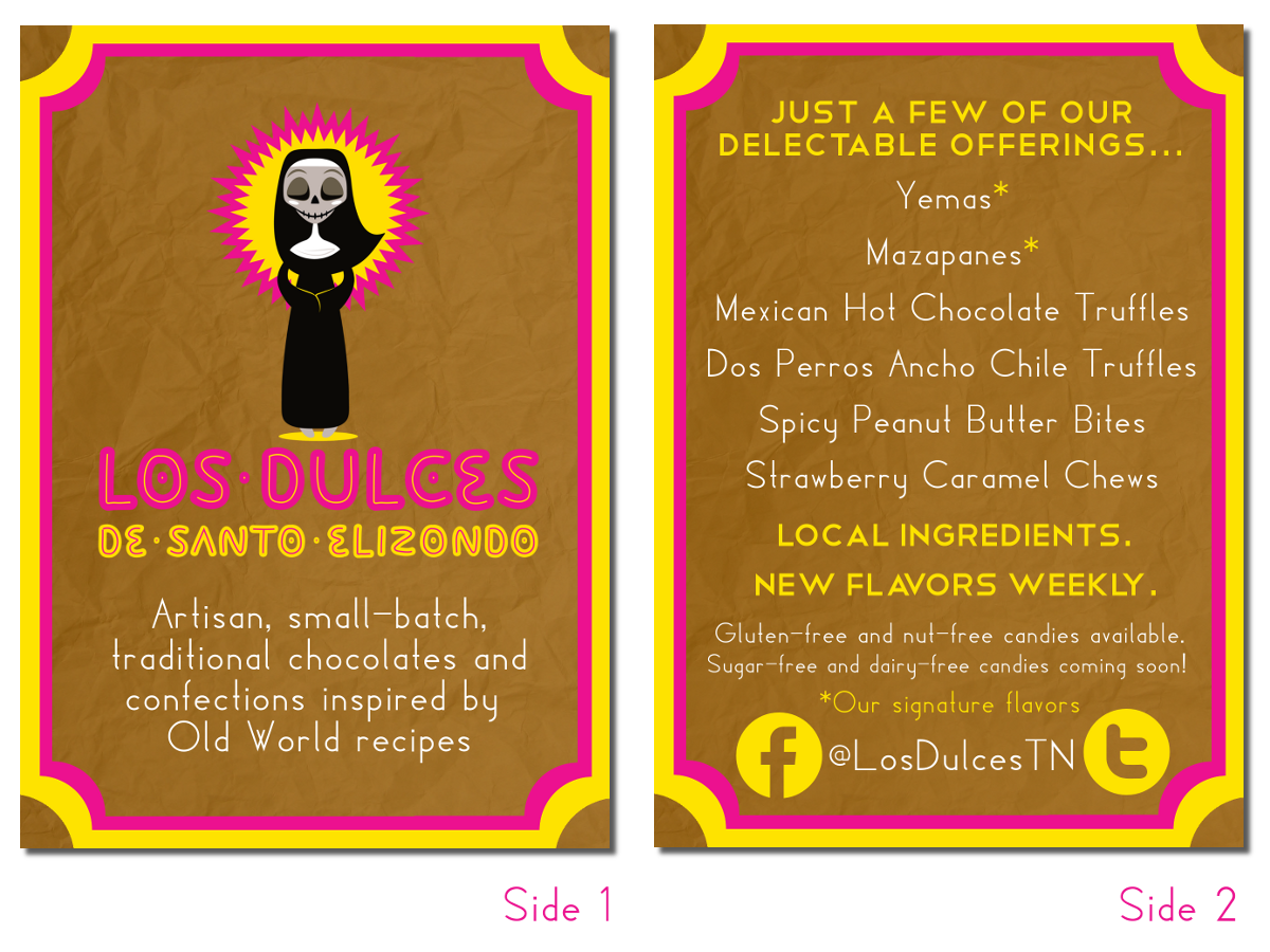 Diseño de Póster por Sean Hills para Los Dulces de Santo Elizondo | Diseño #762738