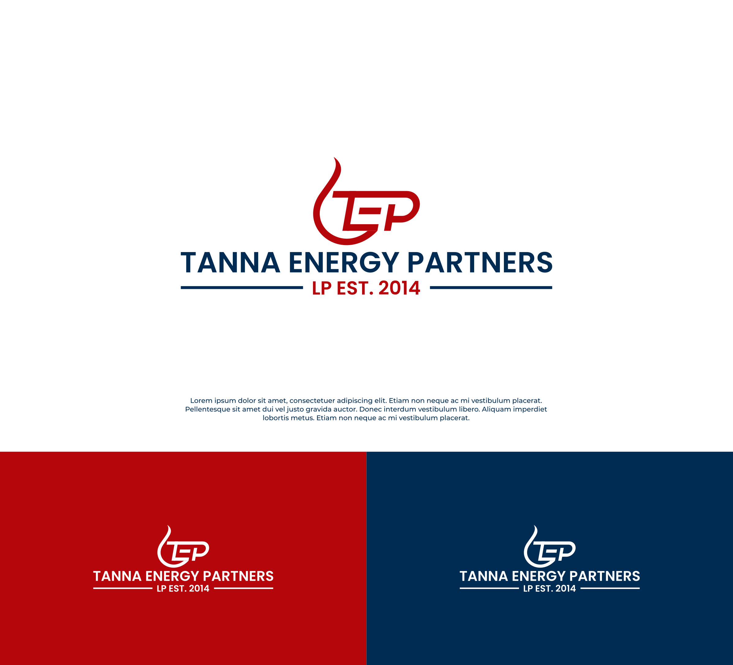 Logo Design by Zaid Al Faqih for Tanna Energy Partners, LP | Design #35503367