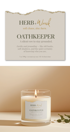 Not your average candle company needs label design