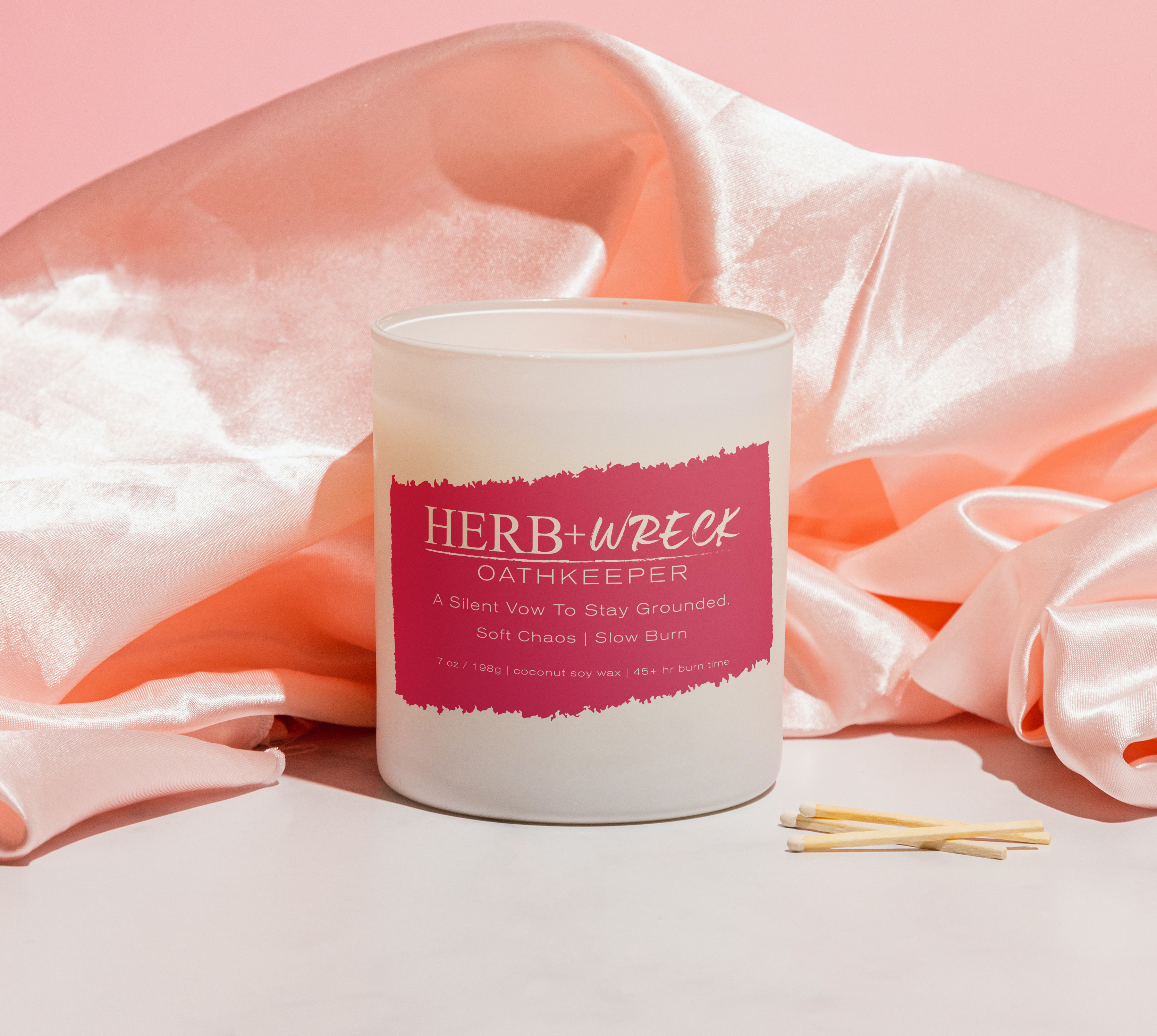 Label Design by HT Graphic for Herb + Wreck Candle Company | Design #35475775