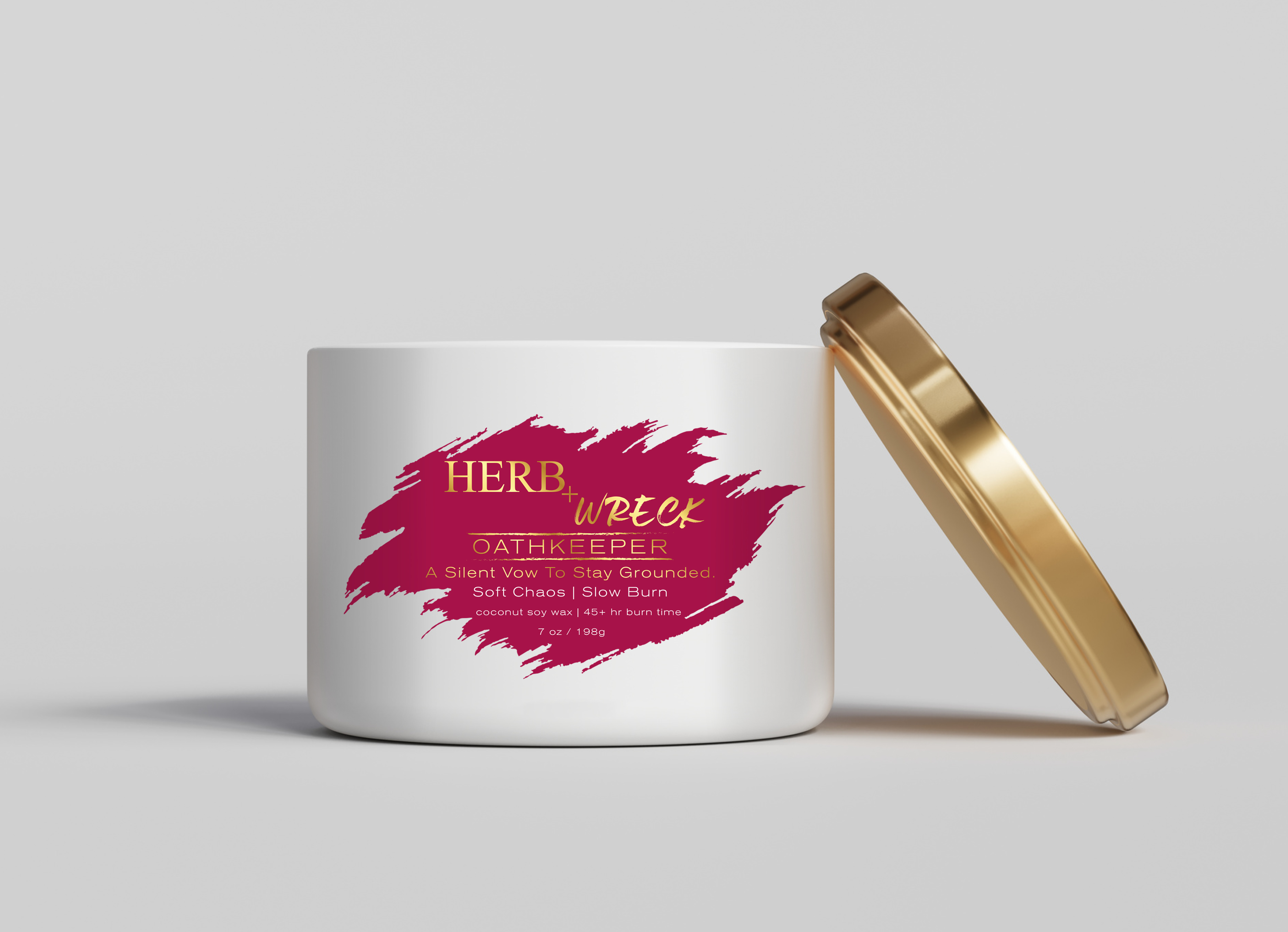Label Design by HT Graphic for Herb + Wreck Candle Company | Design #35478932