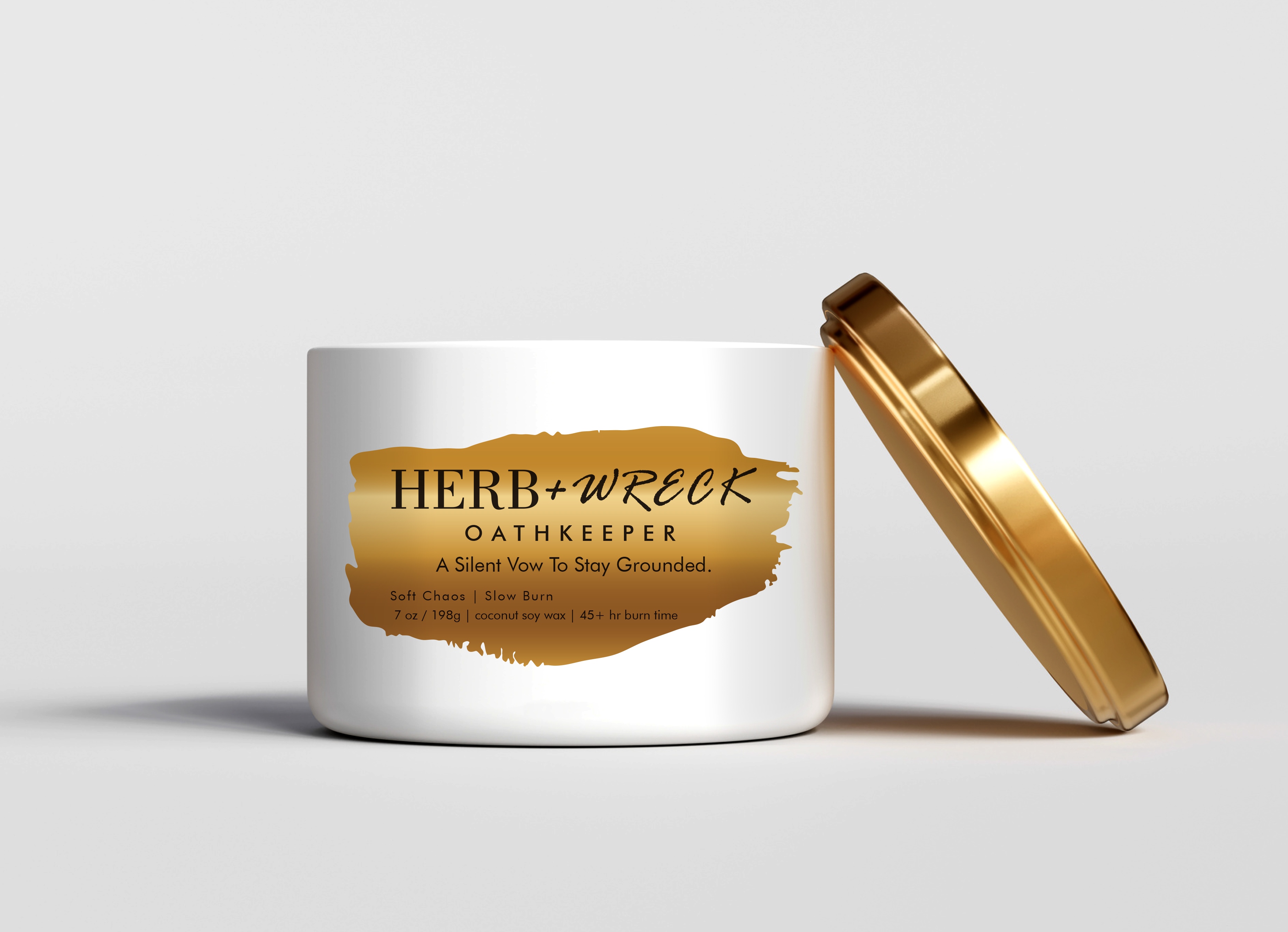 Label Design by HT Graphic for Herb + Wreck Candle Company | Design #35479261