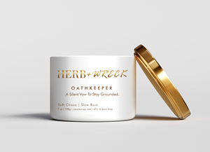 Diseño de Etiqueta por HT Graphic para Herb + Wreck Candle Company | Diseño: #35479368