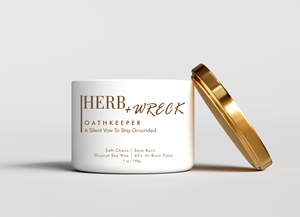 Diseño de Etiqueta por HT Graphic para Herb + Wreck Candle Company | Diseño: #35479724