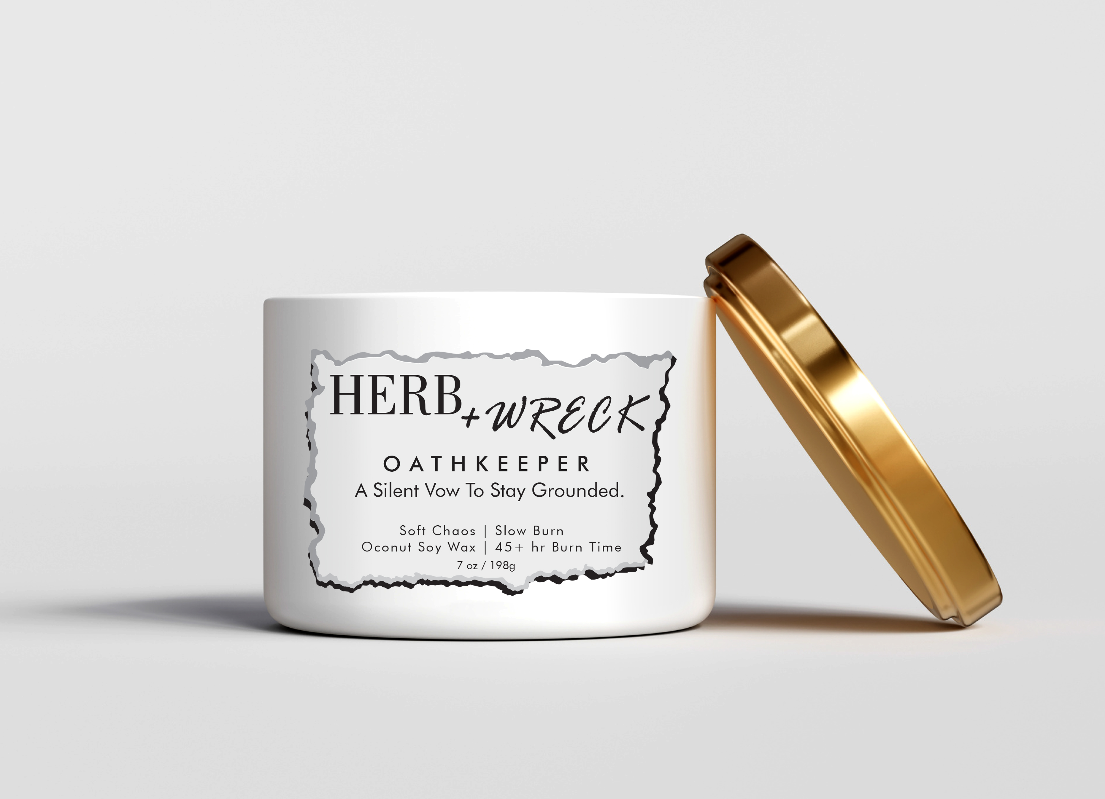 Label Design by HT Graphic for Herb + Wreck Candle Company | Design #35481987