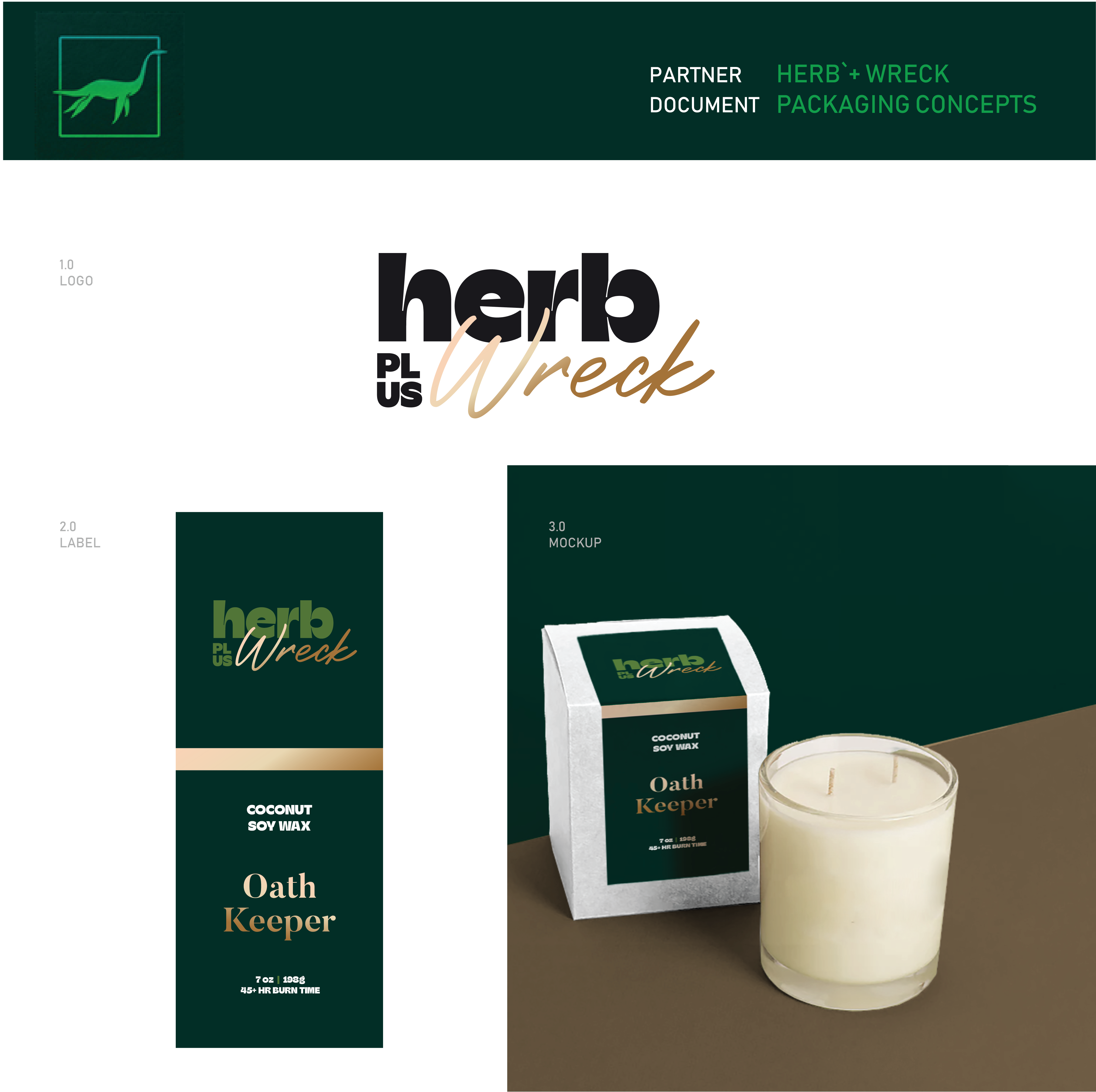 Design Étiquette par malosh101 pour Herb + Wreck Candle Company | Design #35485106