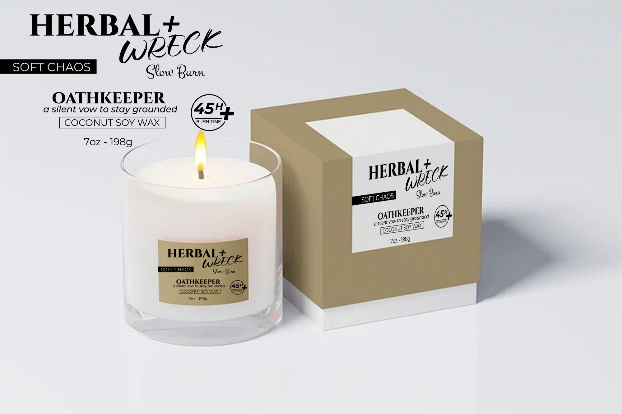 Design Étiquette par ZEKKOUR Fouzi pour Herb + Wreck Candle Company | Design #35486749