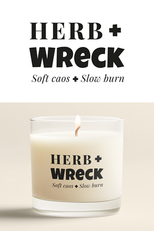 Diseño de Etiqueta por CC Creative Design para Herb + Wreck Candle Company | Diseño: #35484194