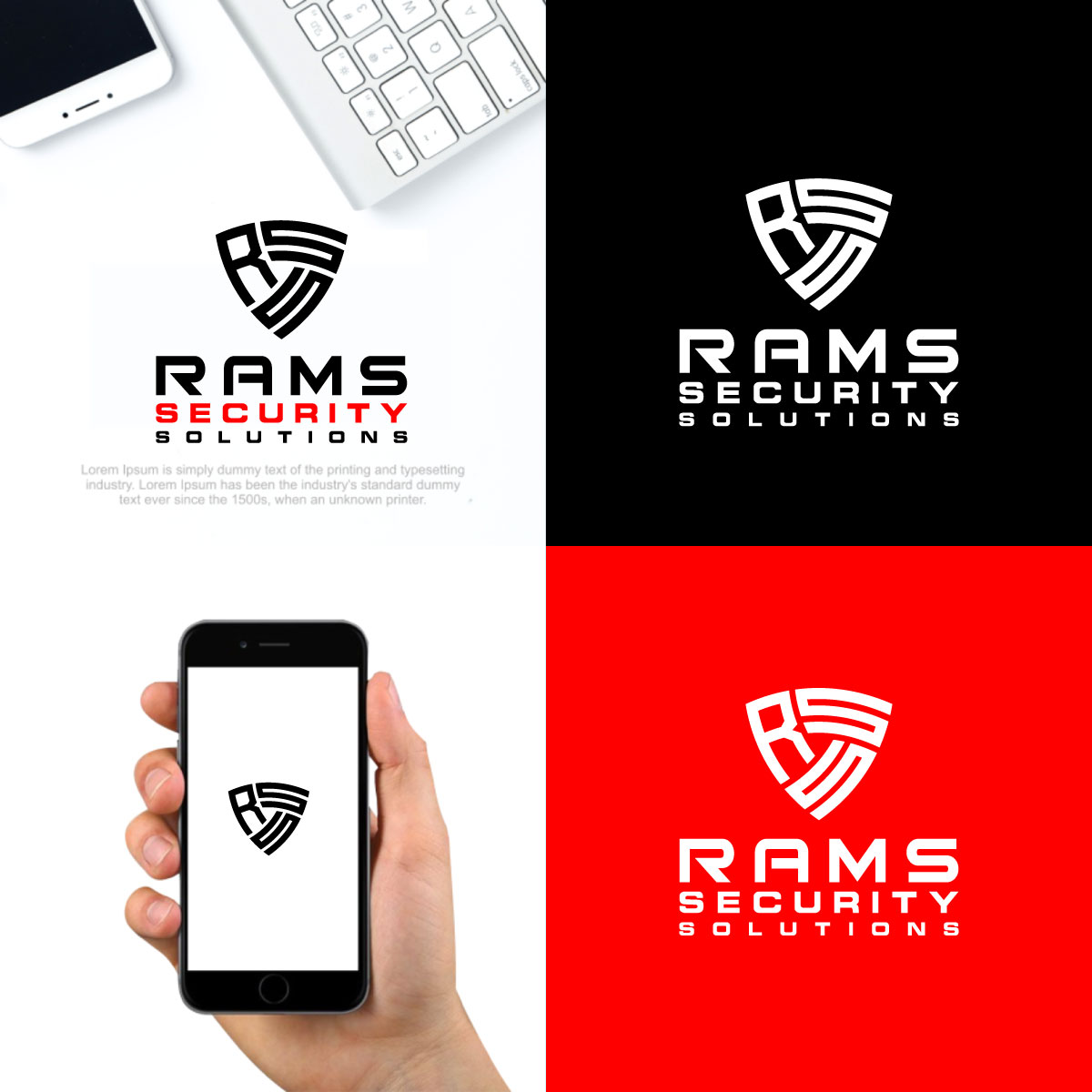 Logo Design by ismail islam for Rams Security Solutions | Design #35468117
