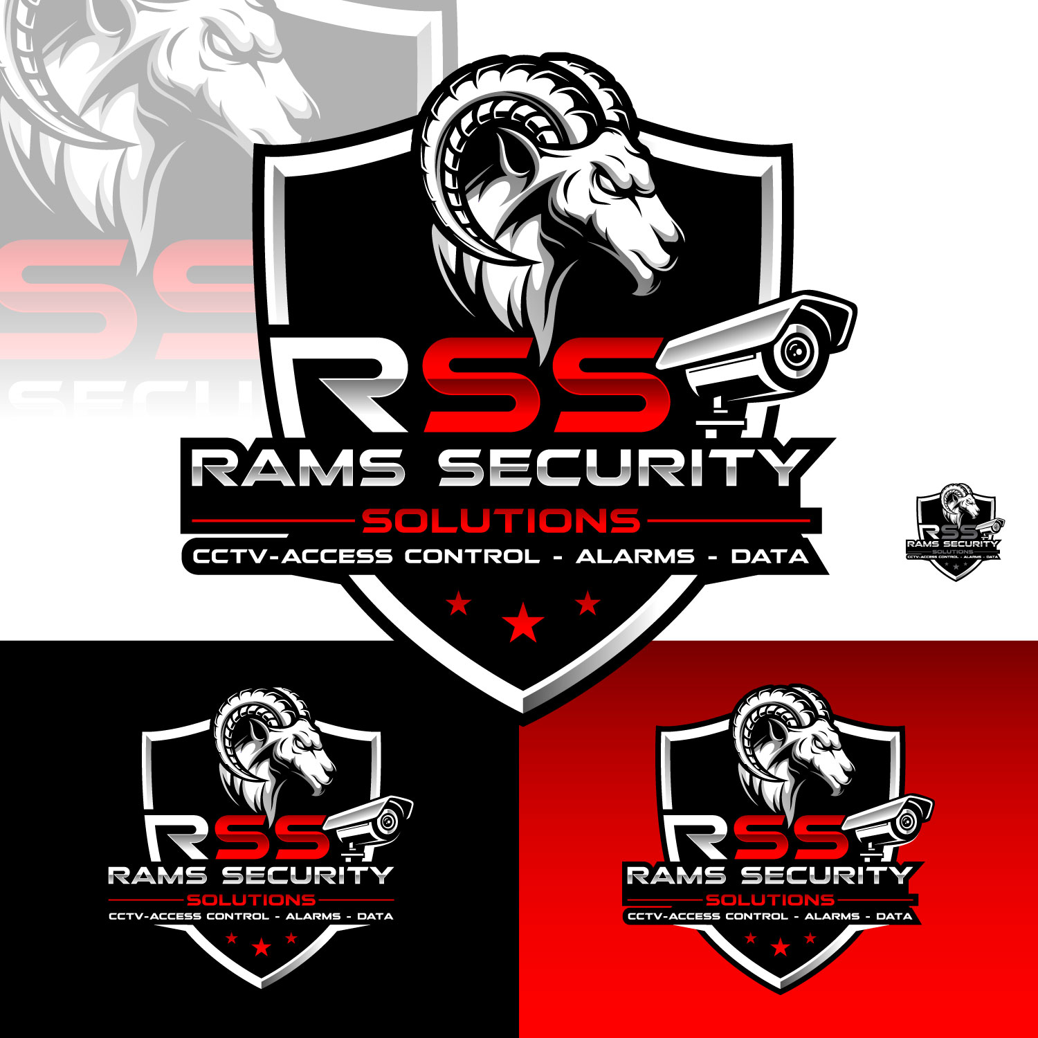 Logo Design by Suvendu.S for Rams Security Solutions | Design #35471265