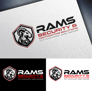 Logo Design by John Mark Arts for Rams Security Solutions | Design: #35470117