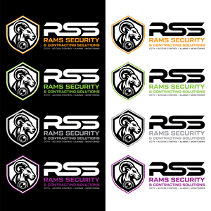 Logo Design by John Mark Arts for Rams Security Solutions | Design: #35471593