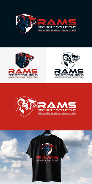 Logo Design by PixelUP Graphics for Rams Security Solutions | Design: #35468398