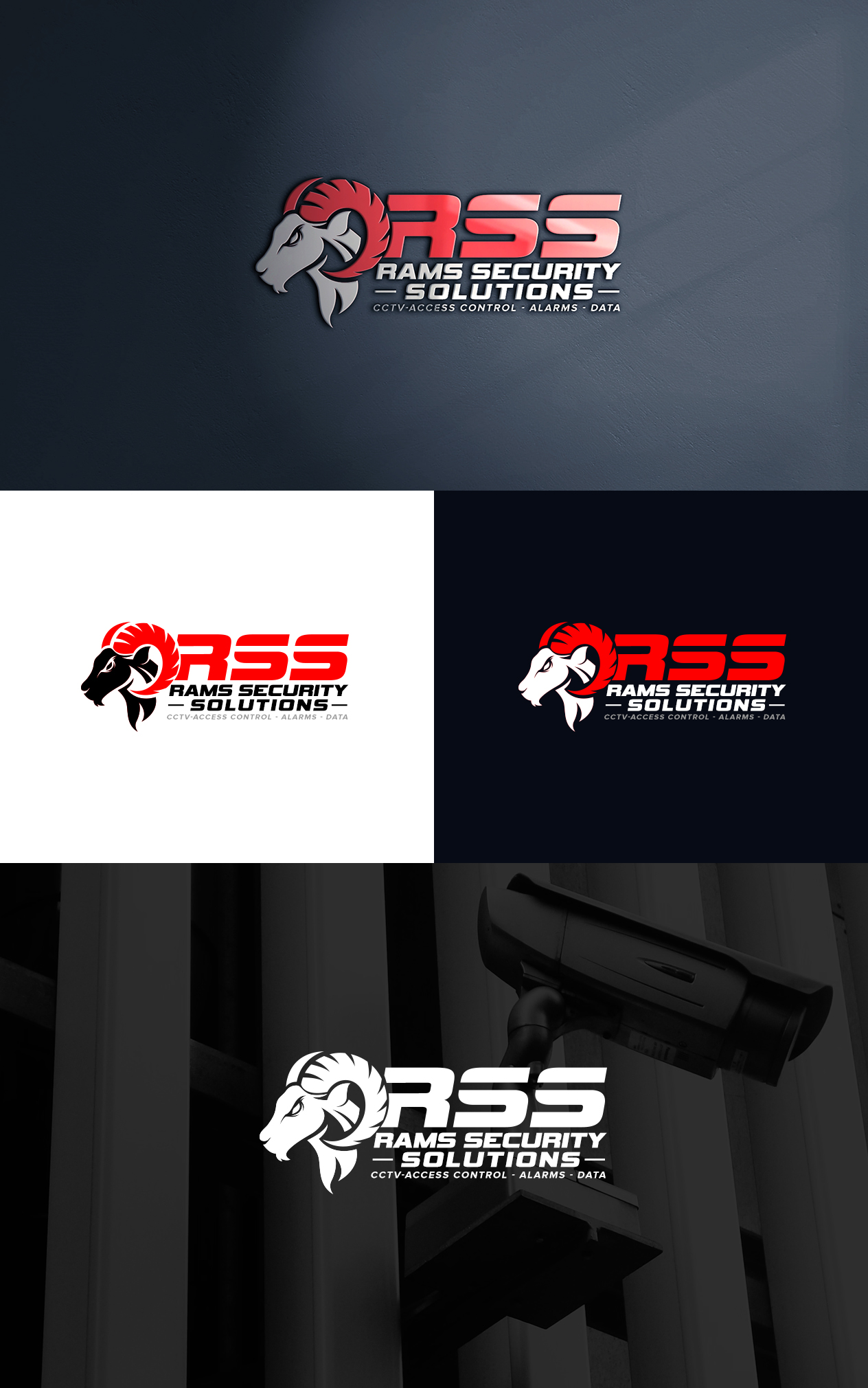 Logo Design by BehindSymbols for Rams Security Solutions | Design #35469769