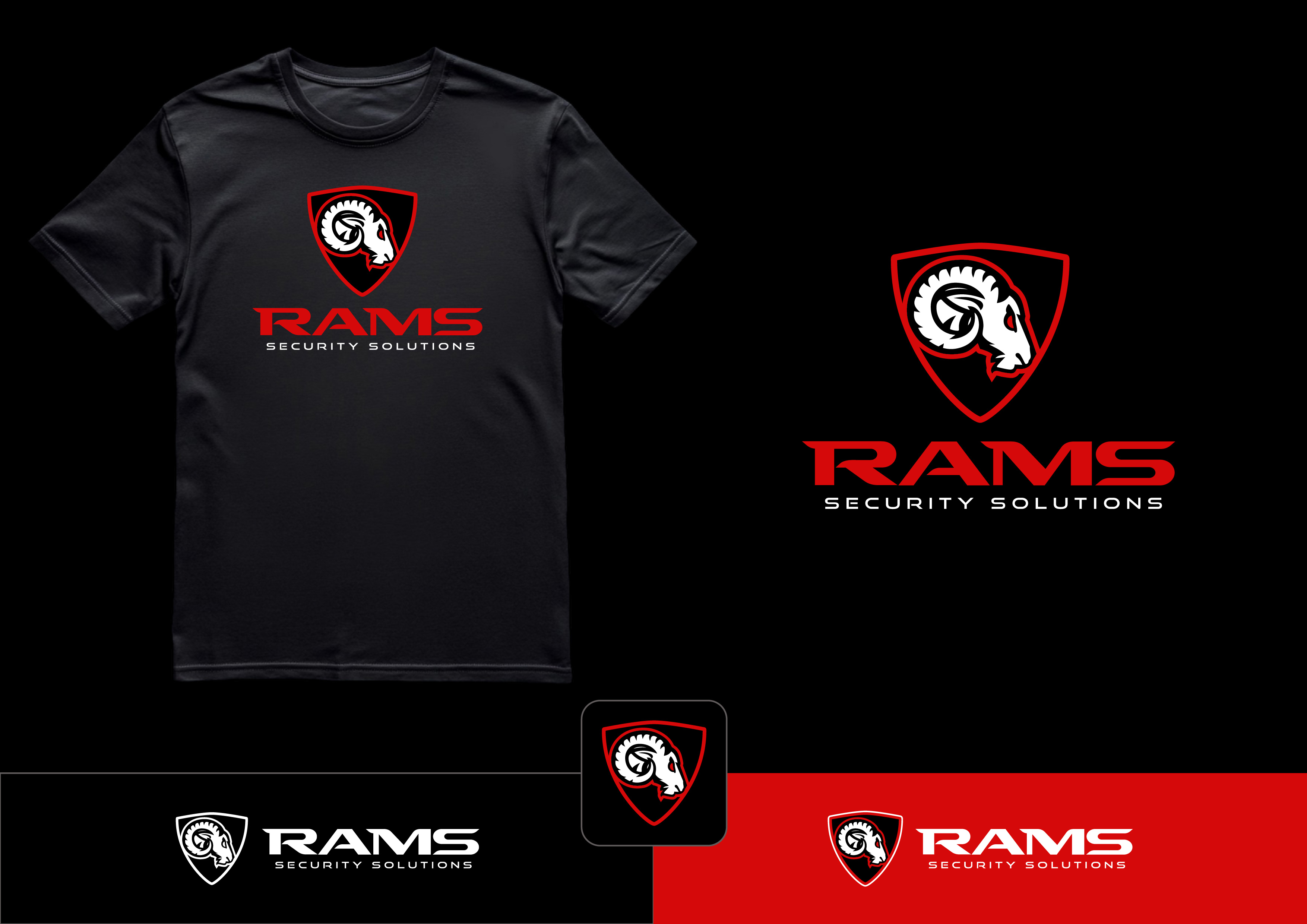Logo-Design von ~idiaz~ für Rams Security Solutions | Design #35471285