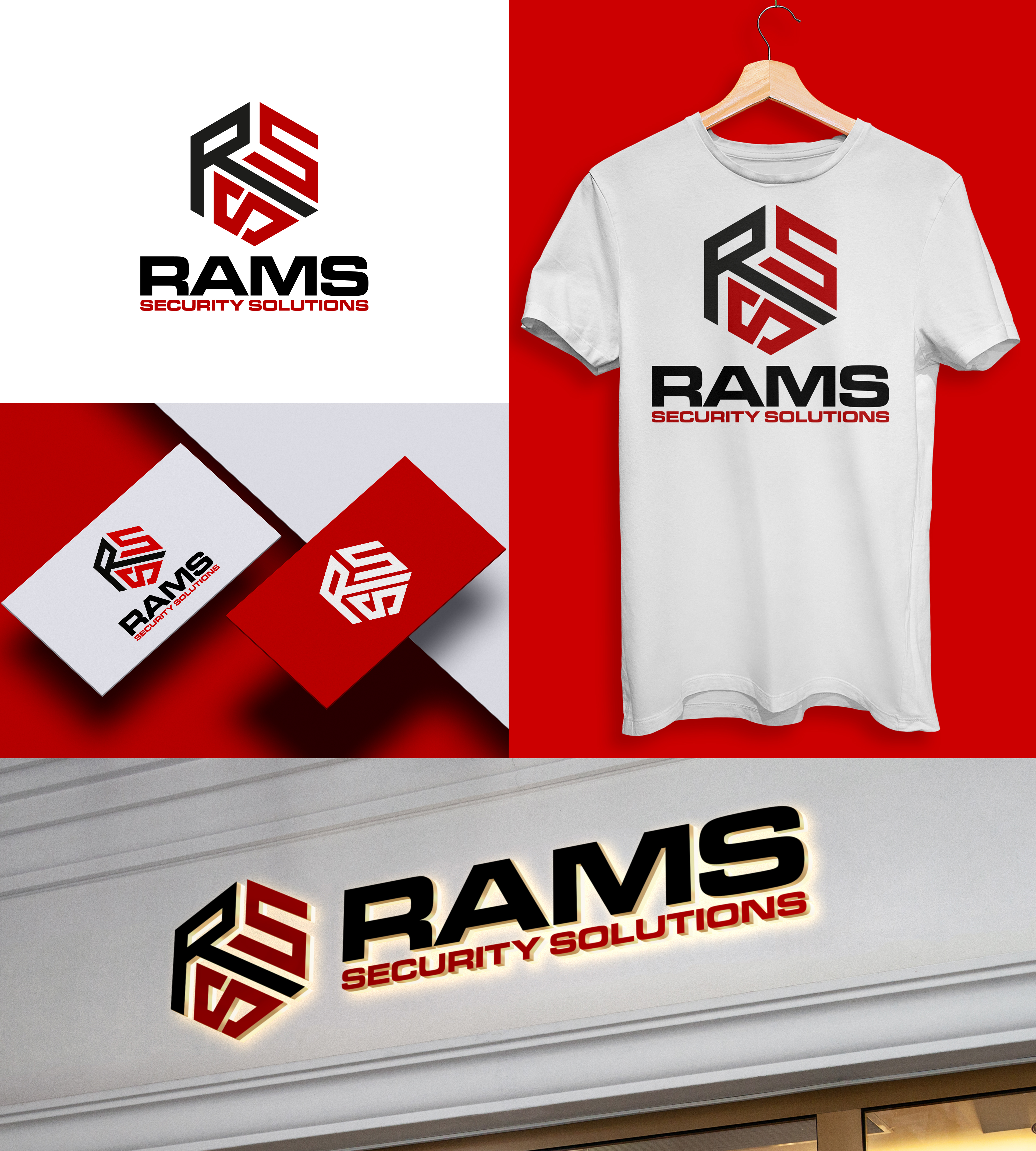 Diseño de Logo por aexoagency para Rams Security Solutions | Diseño #35467641