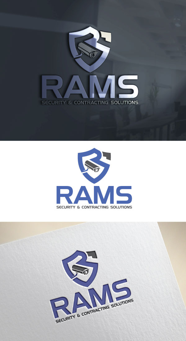 Logo Design by AB design ..... for Rams Security Solutions | Design #35466428