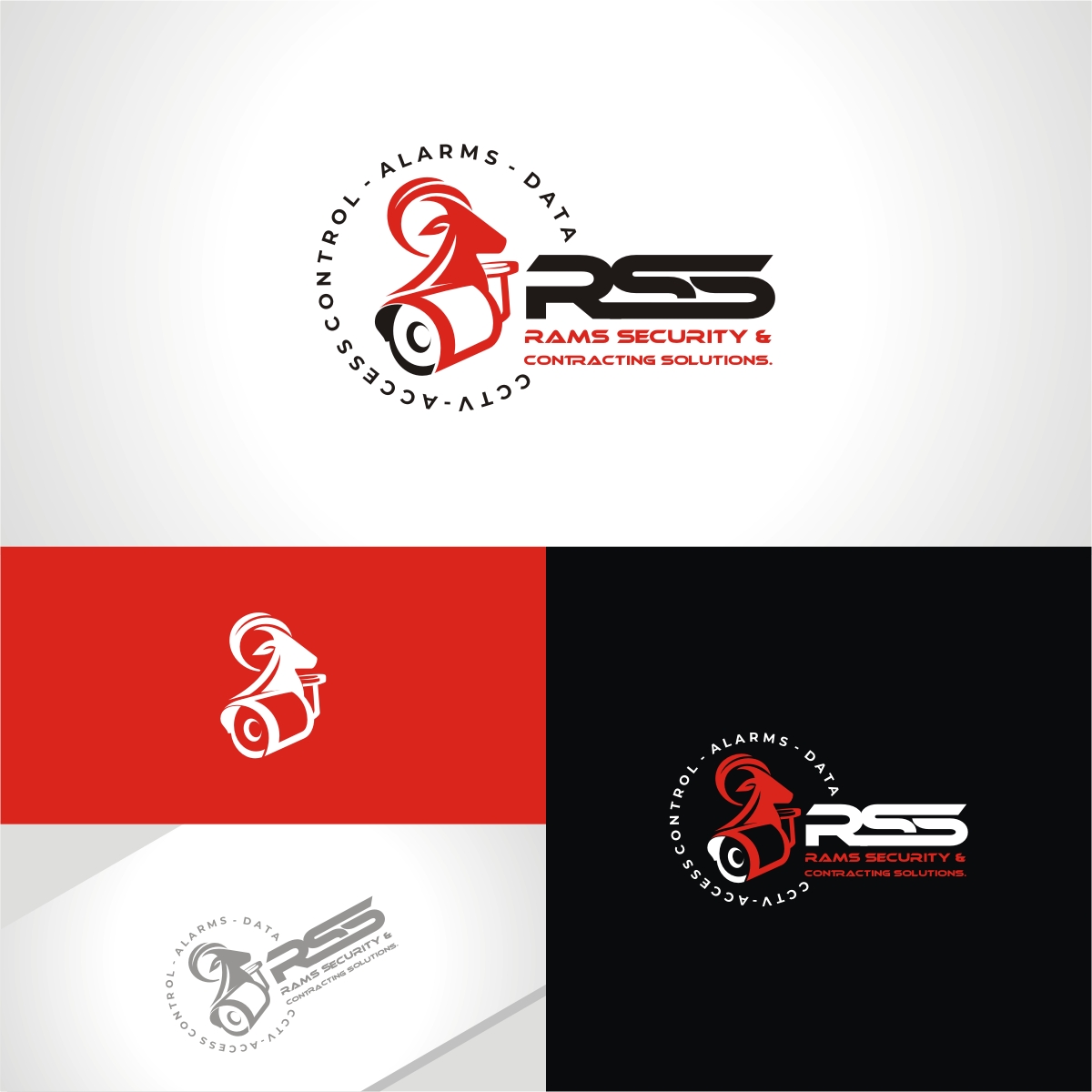 Logo-Design von MAhi2014 für Rams Security Solutions | Design #35470735