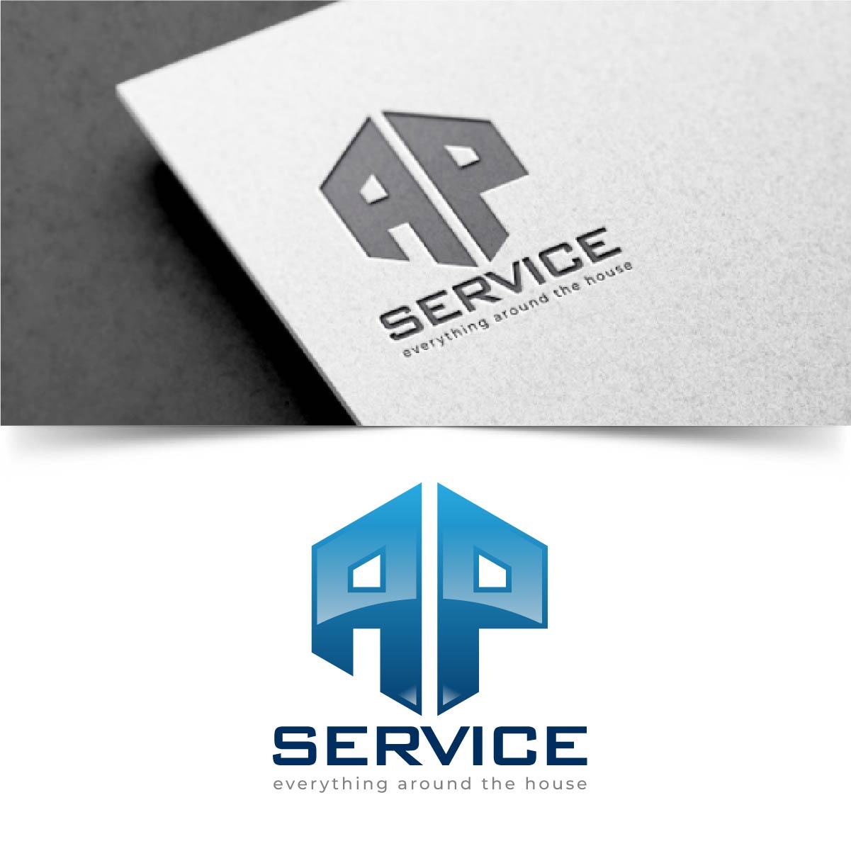 Logo Design by fly  design for A.P.Service | Design #35473227