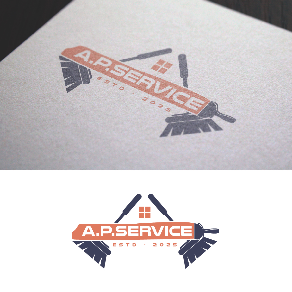 Logo Design by fly  design for A.P.Service | Design #35478059