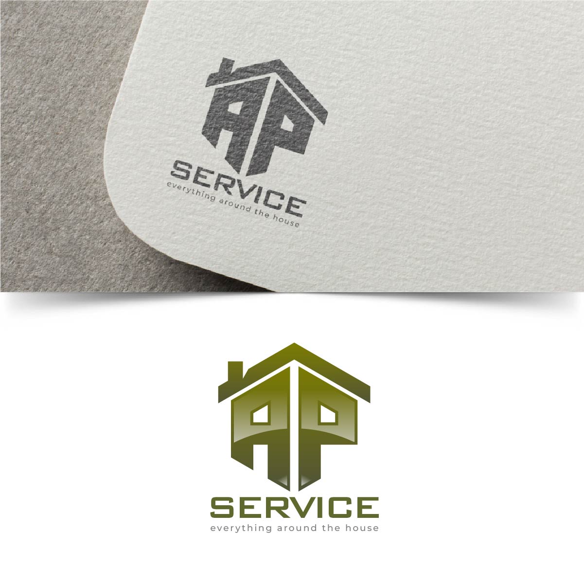 Logo Design by fly  design for A.P.Service | Design #35478937