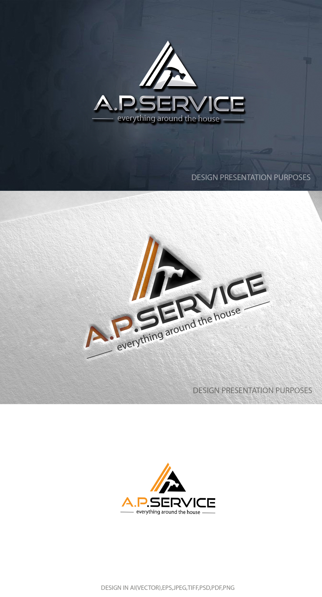 Logo Design by zebronicgraphic for A.P.Service | Design #35472670