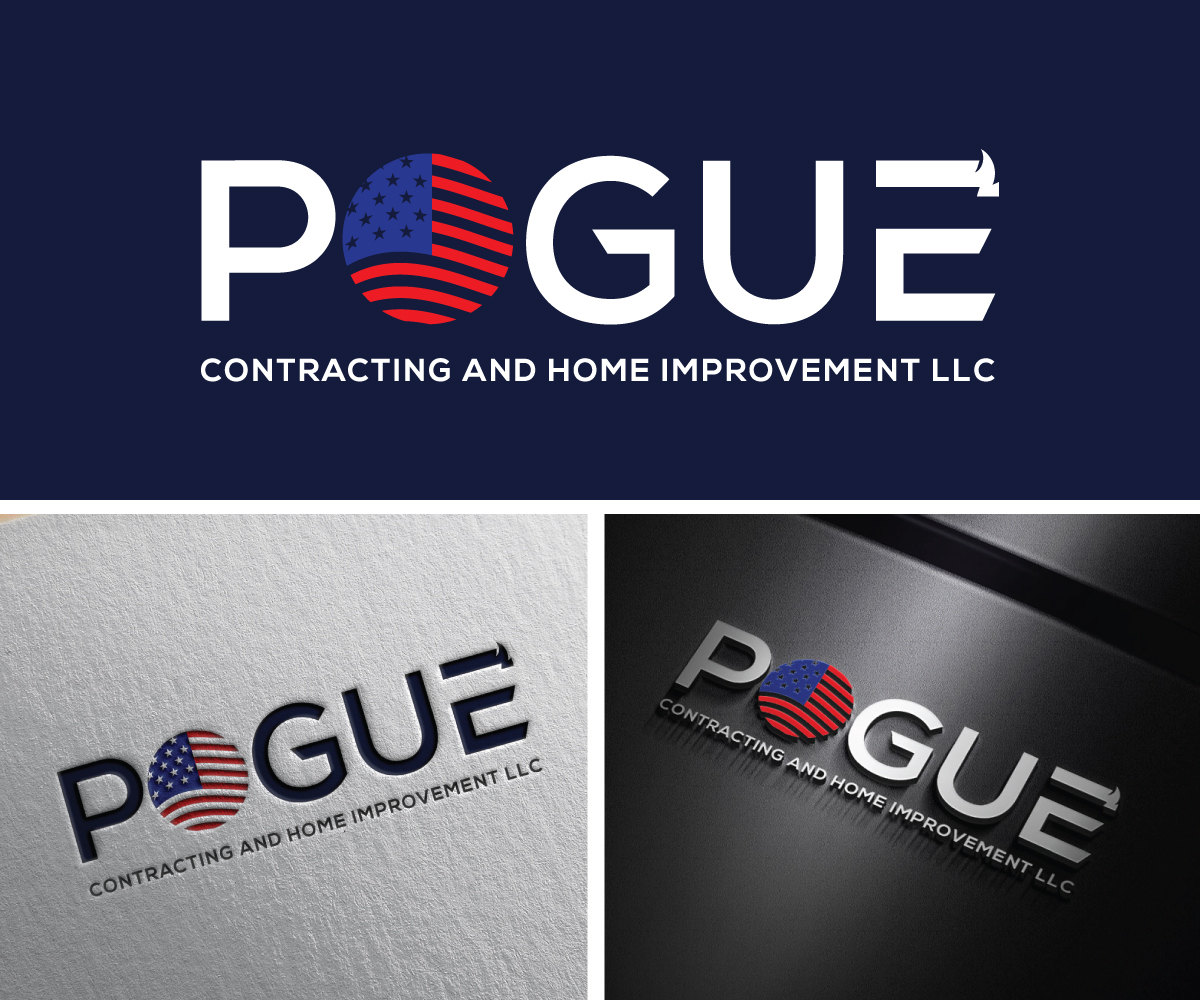 Logo-Design von Adi Graphics für Pogue Contracting And Home Improvement LLC | Design #35472143