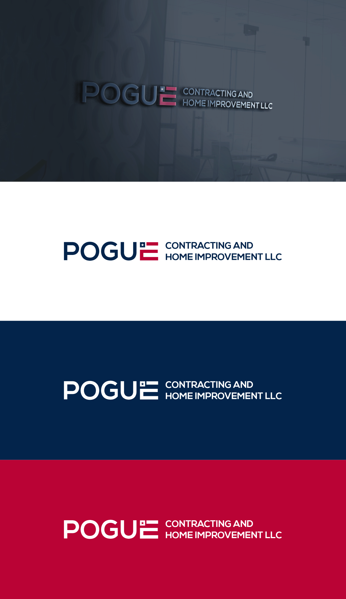 Logo Design by Winner Studio for Pogue Contracting And Home Improvement LLC | Design #35473677
