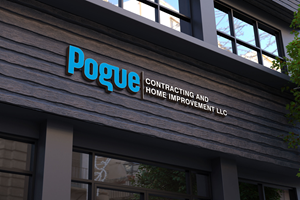 Logo Design by Kavth for Pogue Contracting And Home Improvement LLC | Design: #35497579
