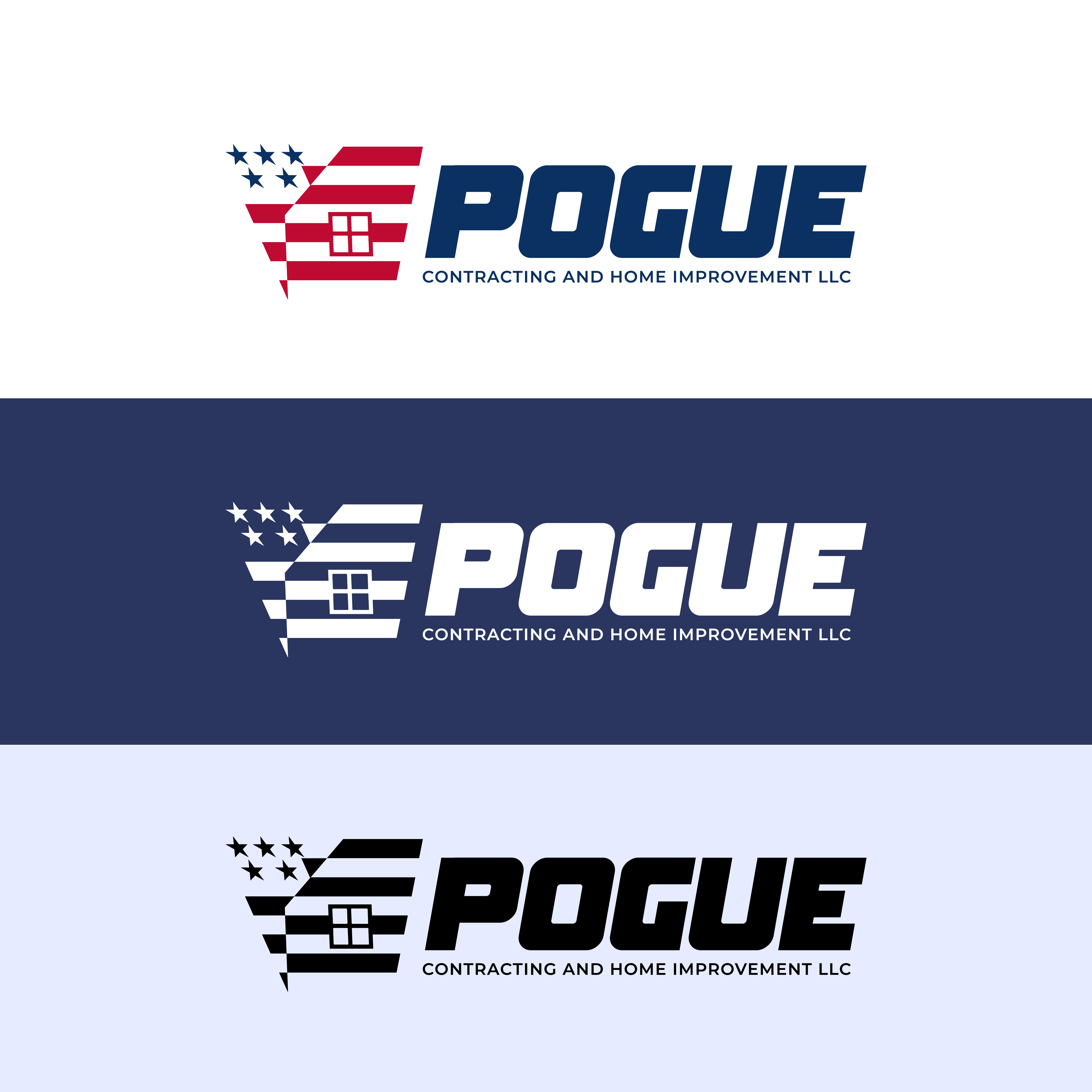 Logo-Design von Merin gopi für Pogue Contracting And Home Improvement LLC | Design #35489995