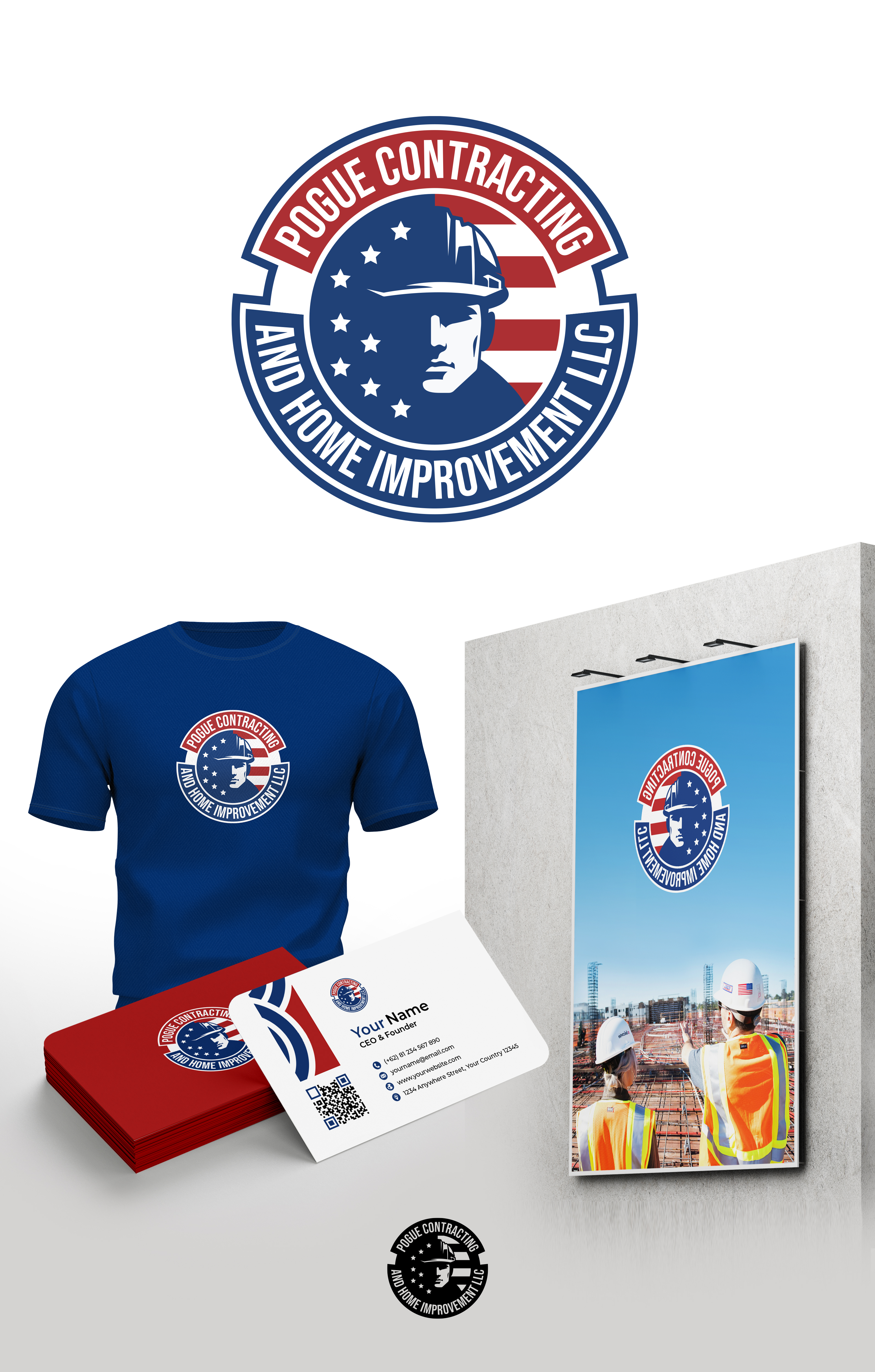 Logo Design by yd.p for Pogue Contracting And Home Improvement LLC | Design #35495976