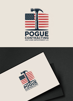 Logo Design by Christopher C for Pogue Contracting And Home Improvement LLC | Design: #35486481
