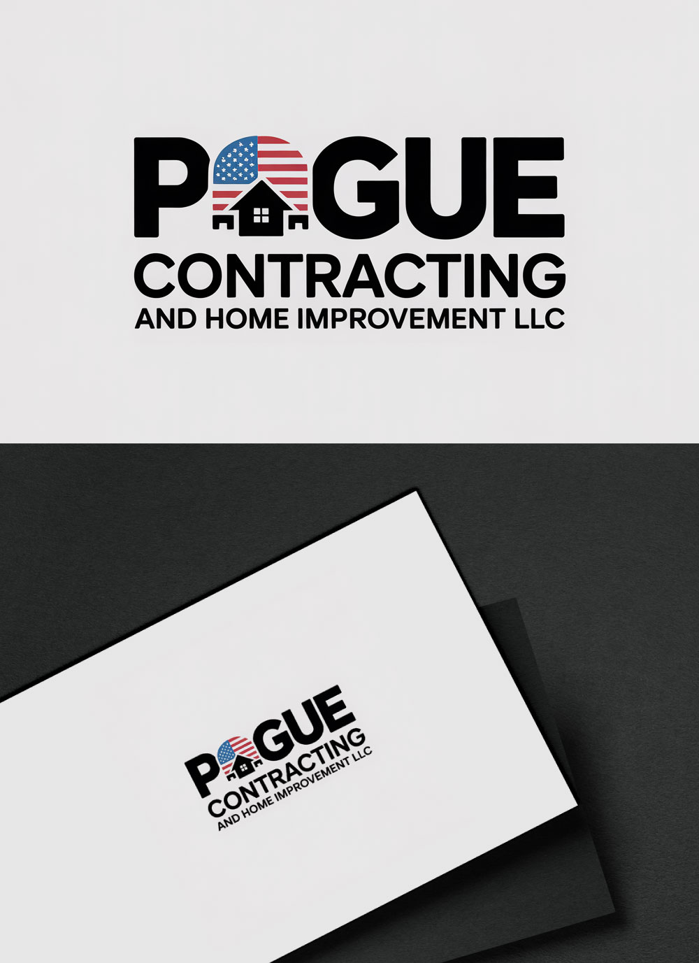 Logo-Design von Christopher C für Pogue Contracting And Home Improvement LLC | Design #35486482