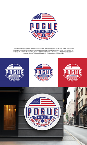 Logo Design by loveqis for Pogue Contracting And Home Improvement LLC | Design #35470280