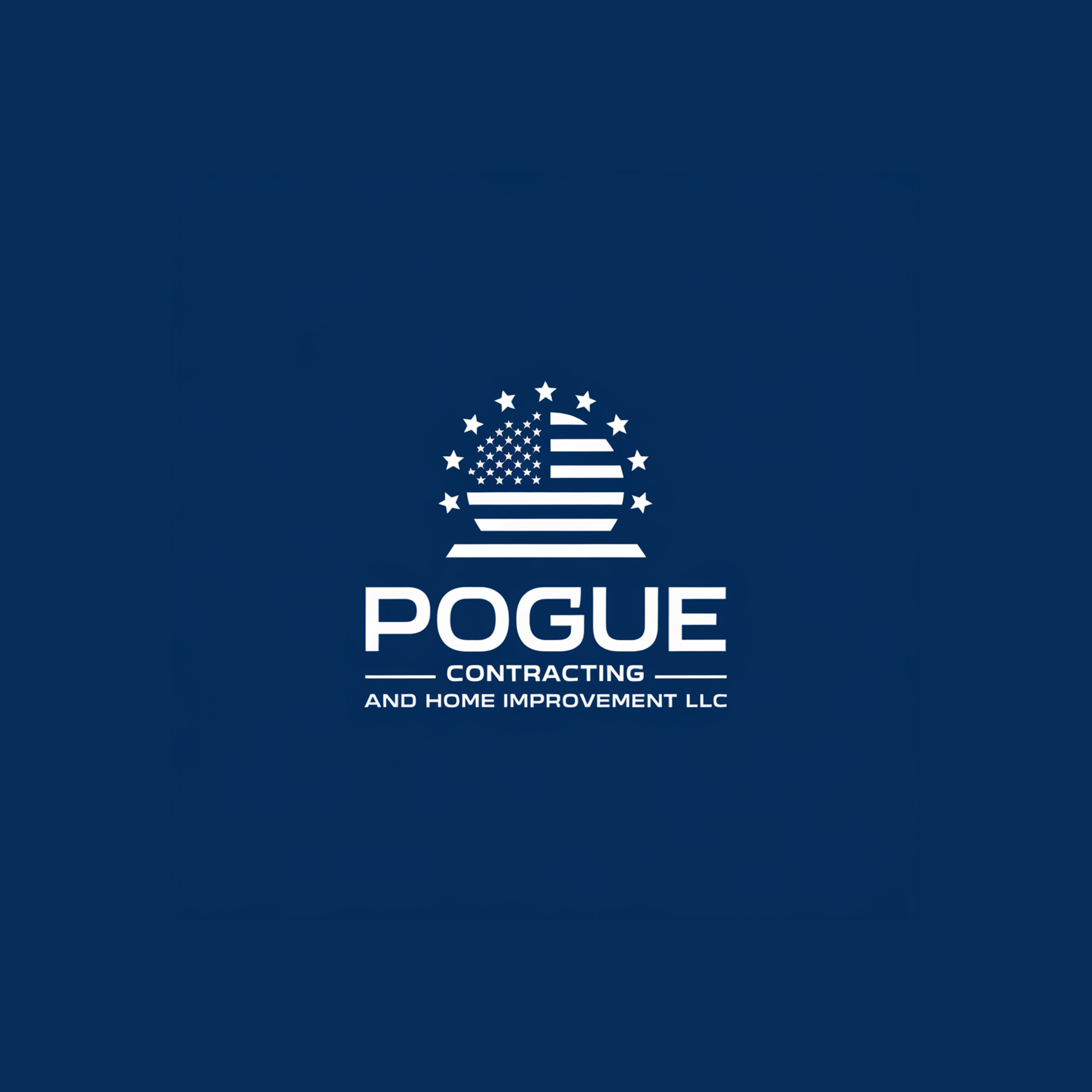 Logo-Design von Shariqology für Pogue Contracting And Home Improvement LLC | Design #35471059