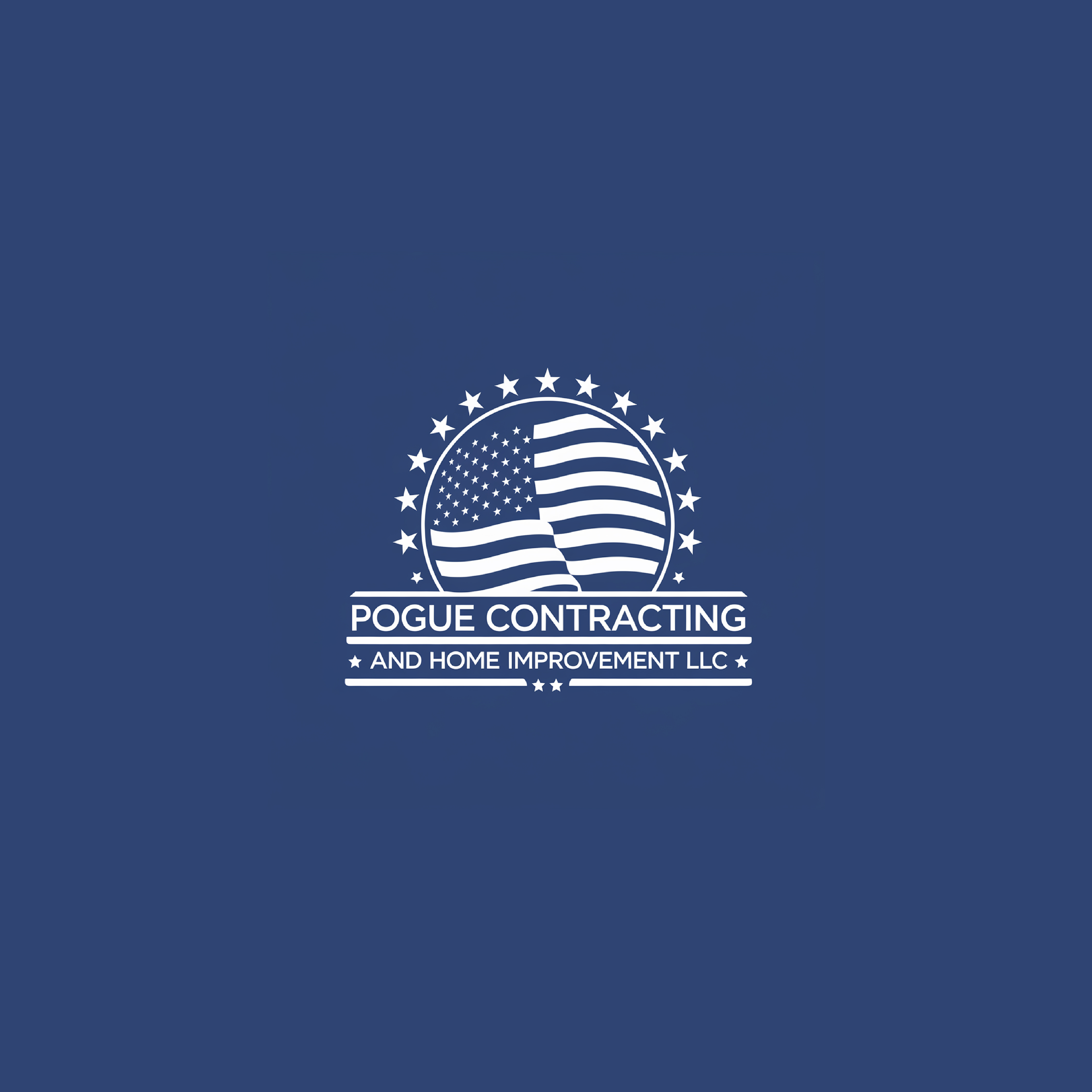 Logo-Design von Shariqology für Pogue Contracting And Home Improvement LLC | Design #35471063
