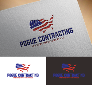 Logo Design by healer1617 for Pogue Contracting And Home Improvement LLC | Design: #35472450