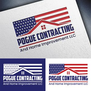 Logo Design by John Mark Arts for Pogue Contracting And Home Improvement LLC | Design: #35496473